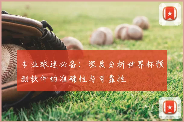 专业球迷必备：深度分析世界杯预测软件的准确性与可靠性