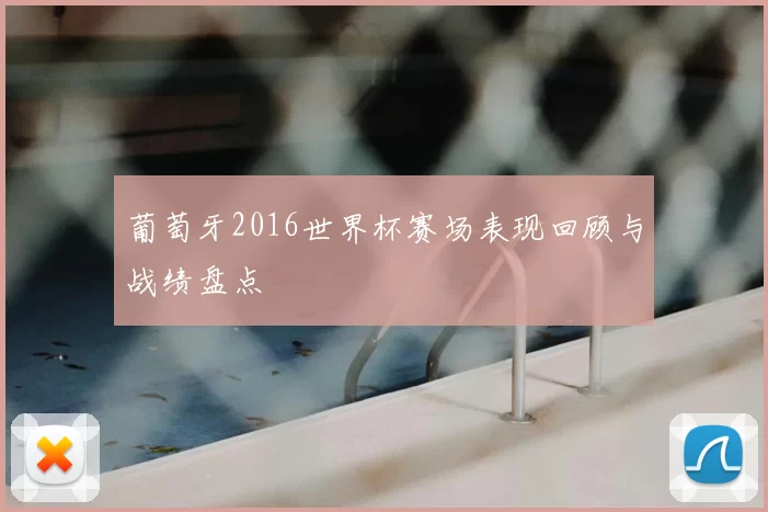 葡萄牙2016世界杯赛场表现回顾与战绩盘点