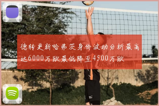 德转更新哈弗茨身价波动分析最高达6000万欧最低降至4500万欧