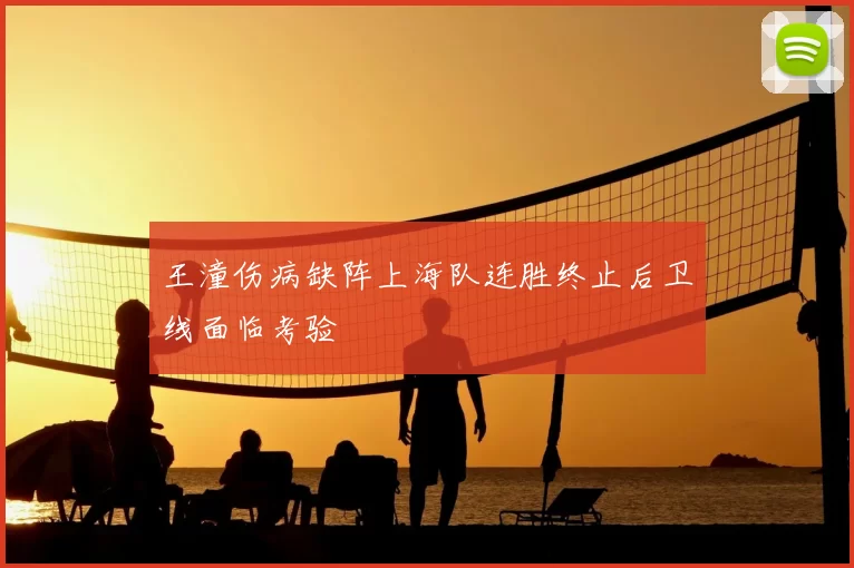 王潼伤病缺阵上海队连胜终止后卫线面临考验