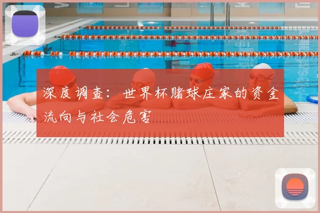 深度调查：世界杯赌球庄家的资金流向与社会危害