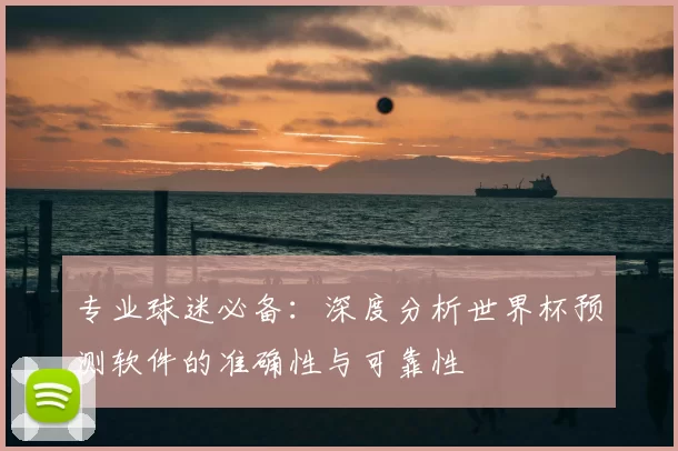专业球迷必备：深度分析世界杯预测软件的准确性与可靠性